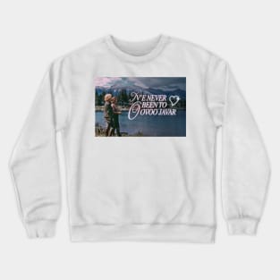 Vintage Vine Quote - oovoo javar Crewneck Sweatshirt